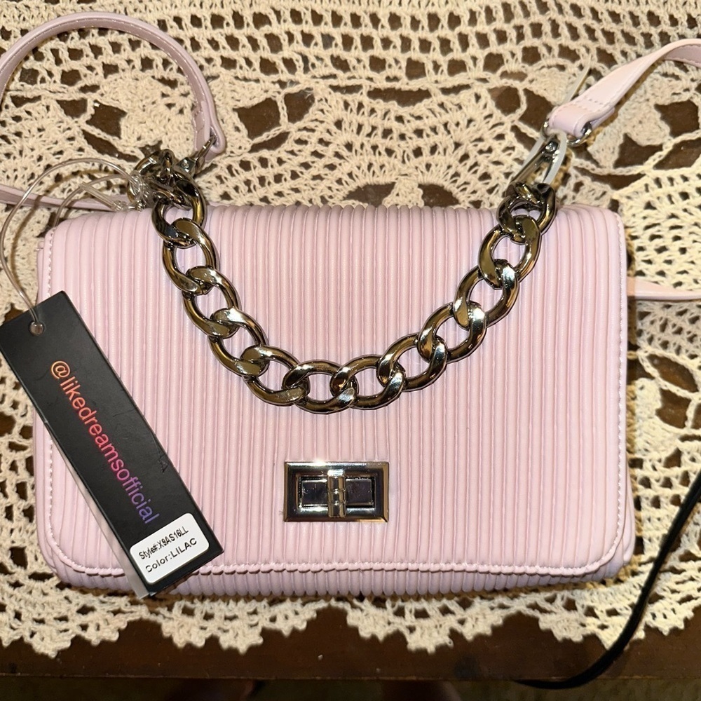 Like Dreams Pleated Clutch NWT